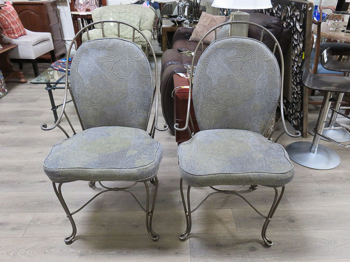 Set of Four Wrought Iron Chairs