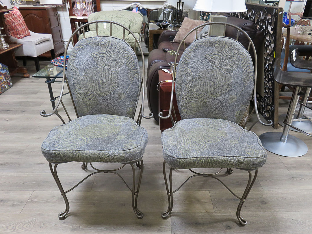Set of Four Wrought Iron Chairs
