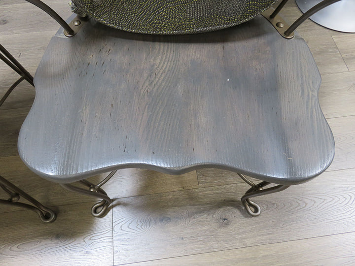 Set of Four Wrought Iron Chairs