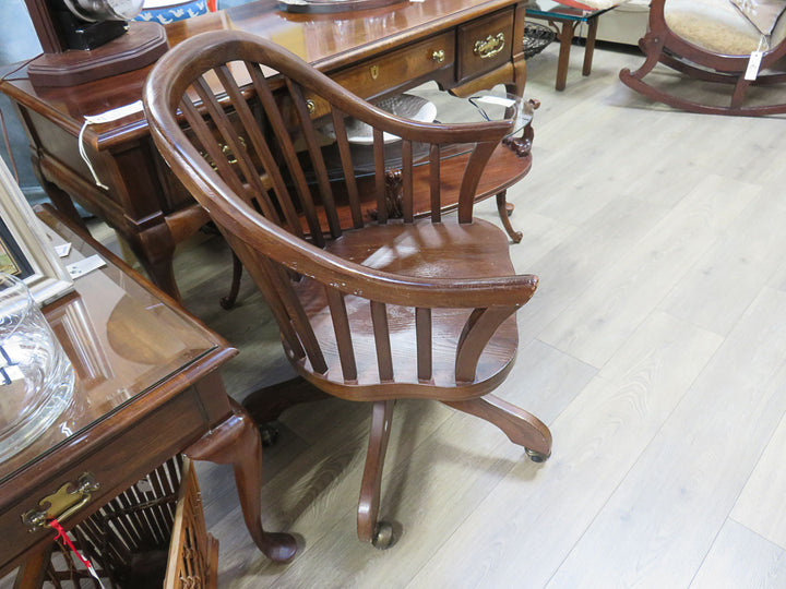 Adjustable Wood Office Chair