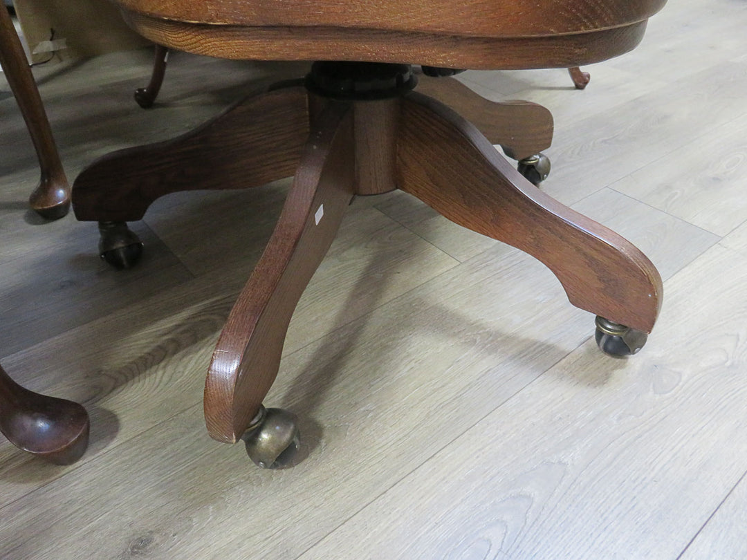 Adjustable Wood Office Chair