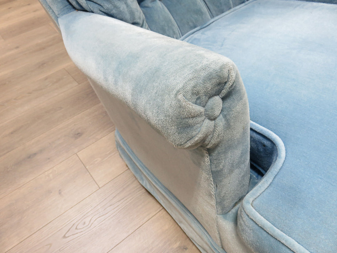 Blue Swivel/Rocking Chair