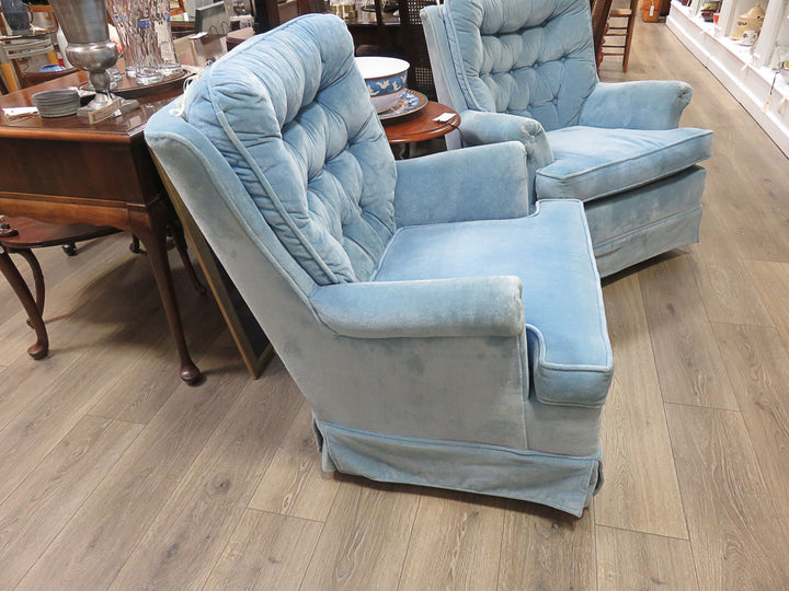 Blue Swivel/Rocking Chair