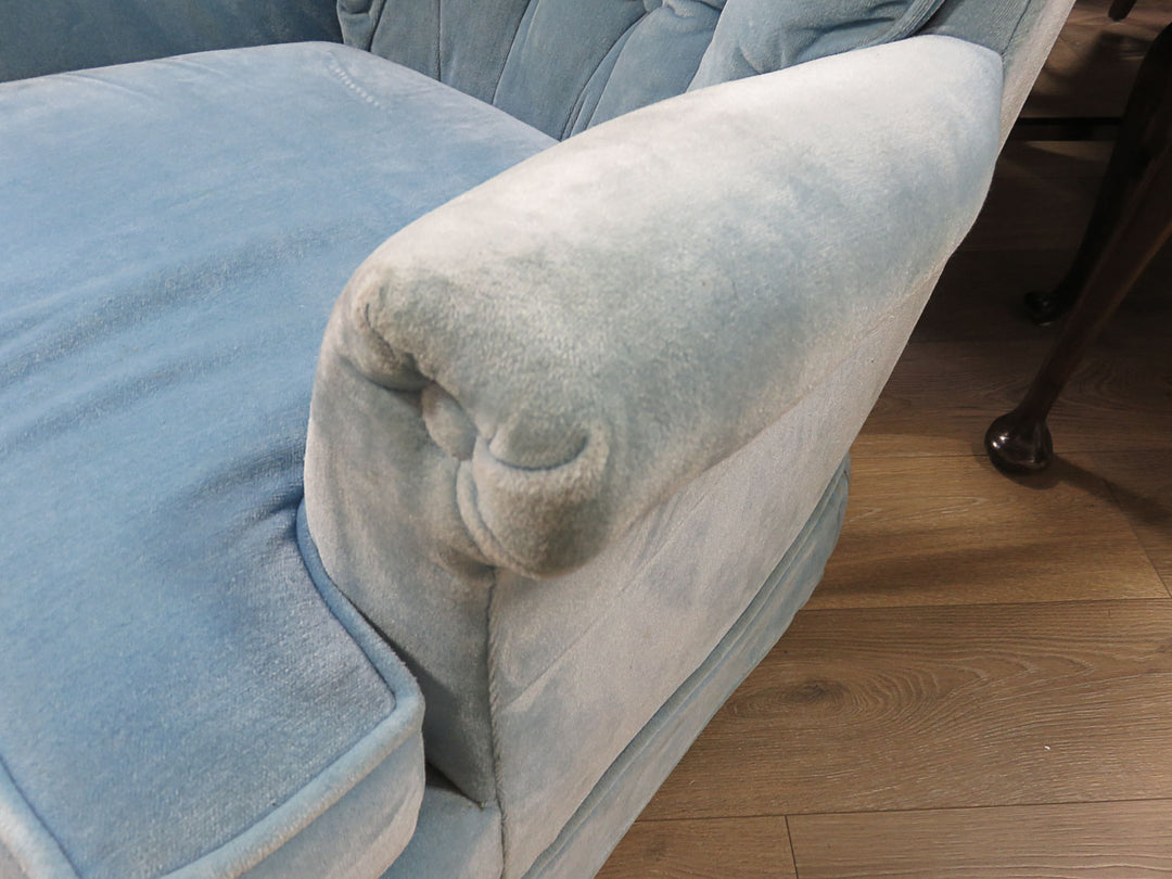 Blue Swivel/Rocking Chair