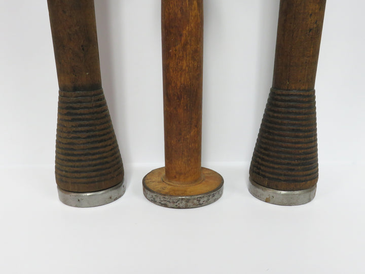 Wood Spool Candlesticks