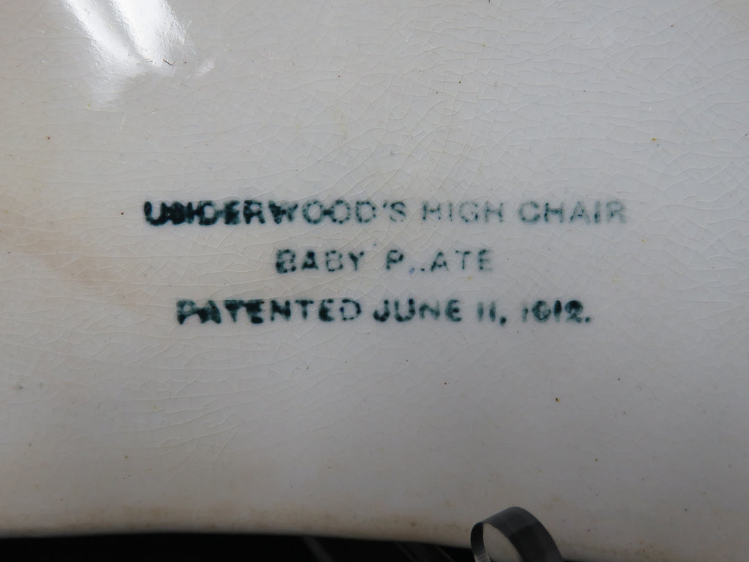 Antique Baby Plate