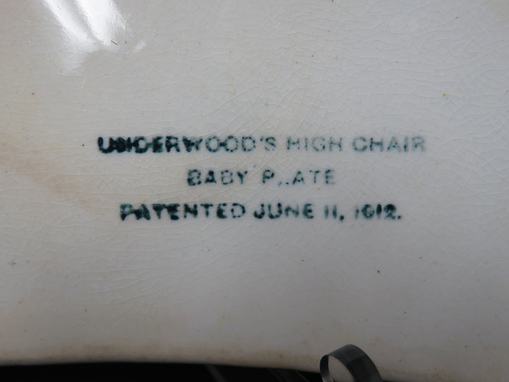 Antique Baby Plate