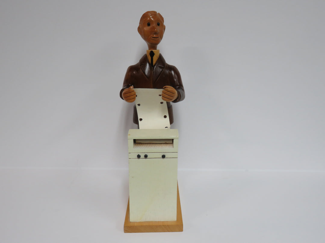 Vintage Computer Geek Figurine