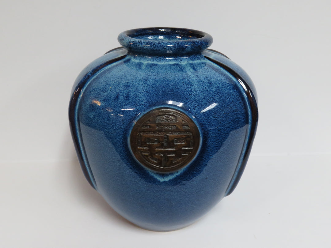Drip Glaze Medallion Vessel