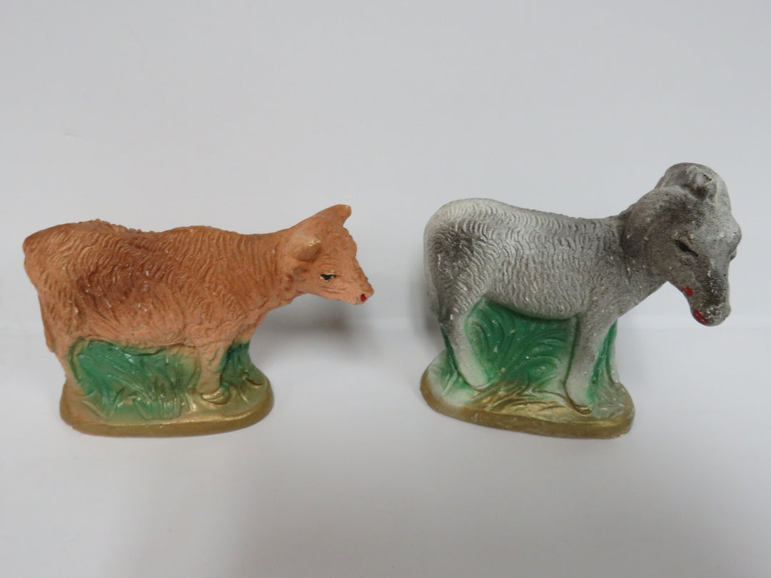 Chalkware Nativity Scene