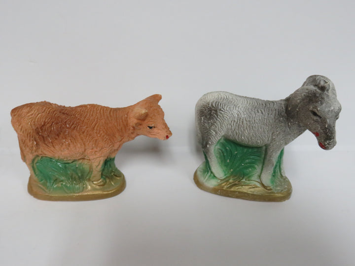 Chalkware Nativity Scene