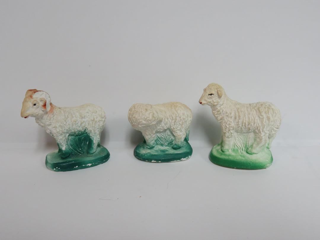 Chalkware Nativity Scene