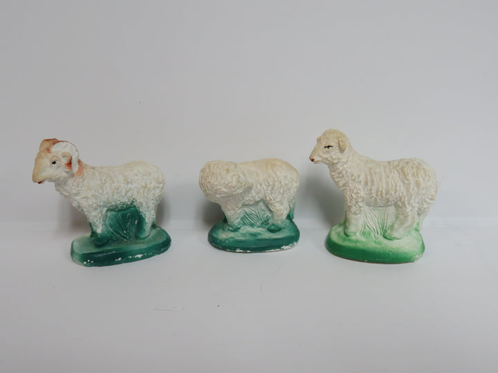 Chalkware Nativity Scene