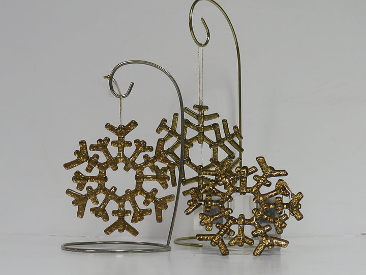 Restoration Hardware Snowflake Ornaments