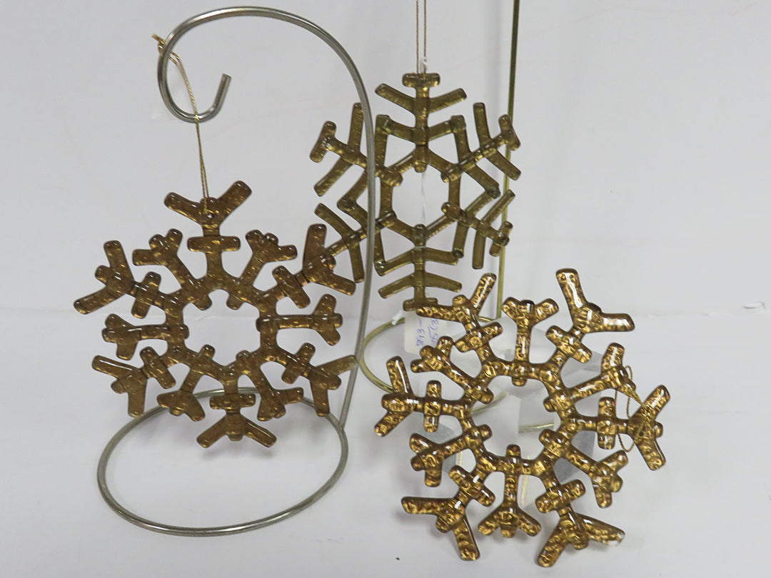 Restoration Hardware Snowflake Ornaments
