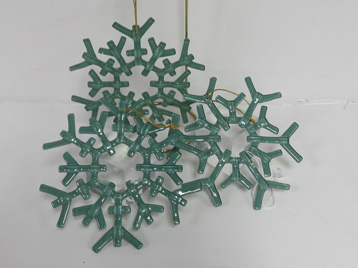Restoration Hardware Snowflake Ornaments