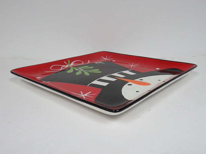 Certified International Snowman Platter