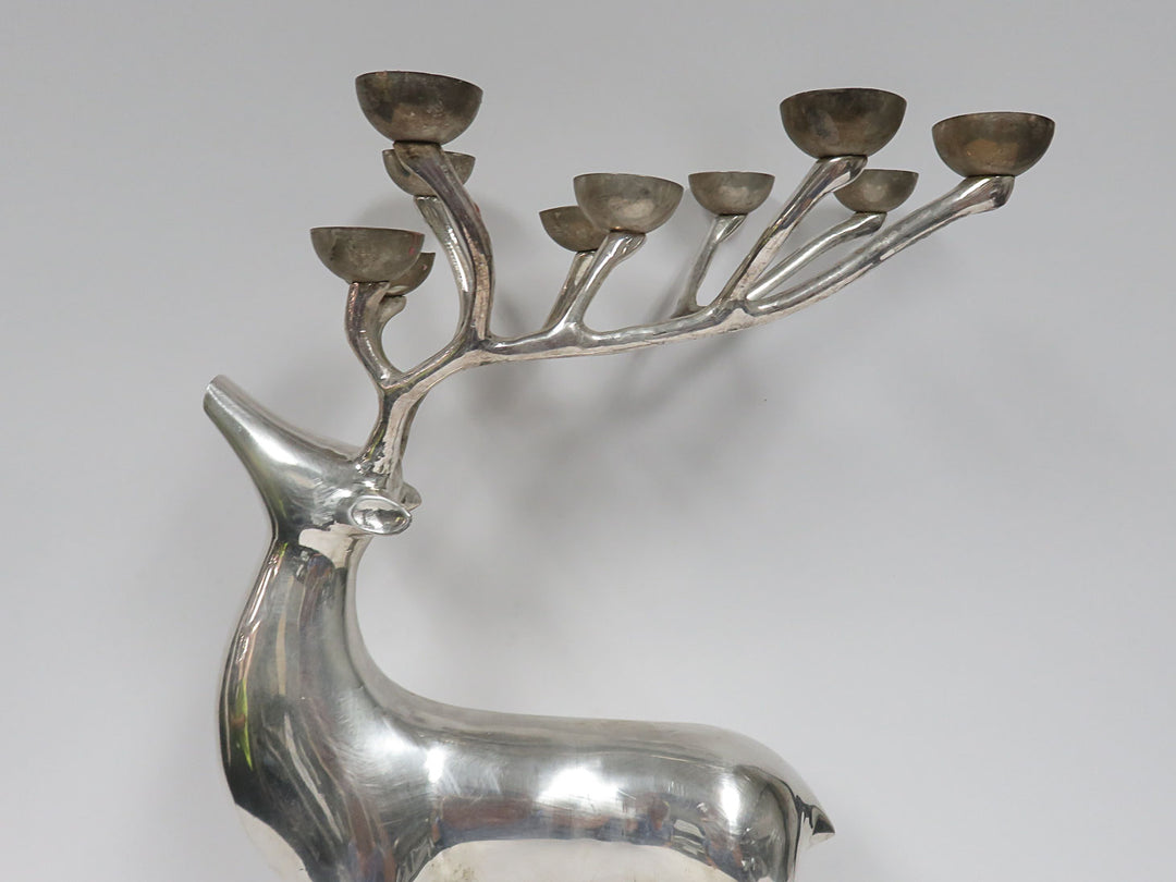 Pottery Barn Reindeer Candle Holder