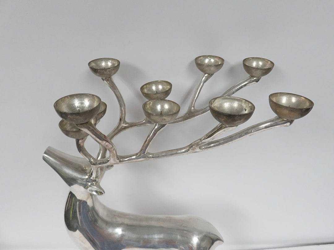 Pottery Barn Reindeer Candle Holder