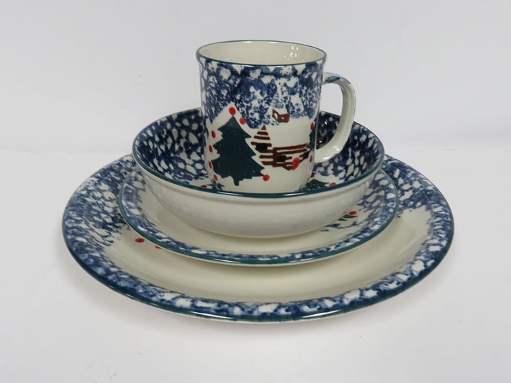 Tienshan Christmas China Set