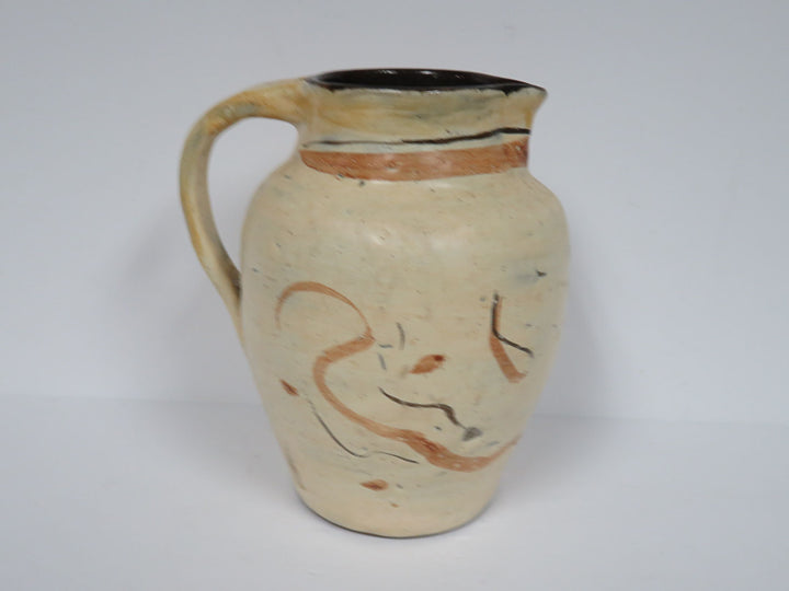 Signed Pottery Pitcher