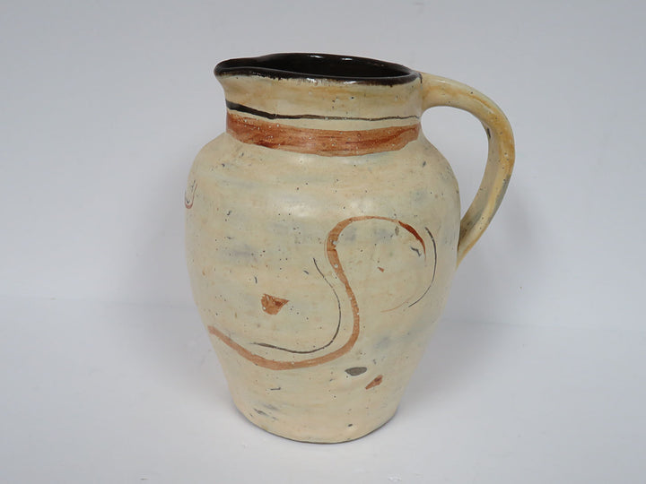 Signed Pottery Pitcher