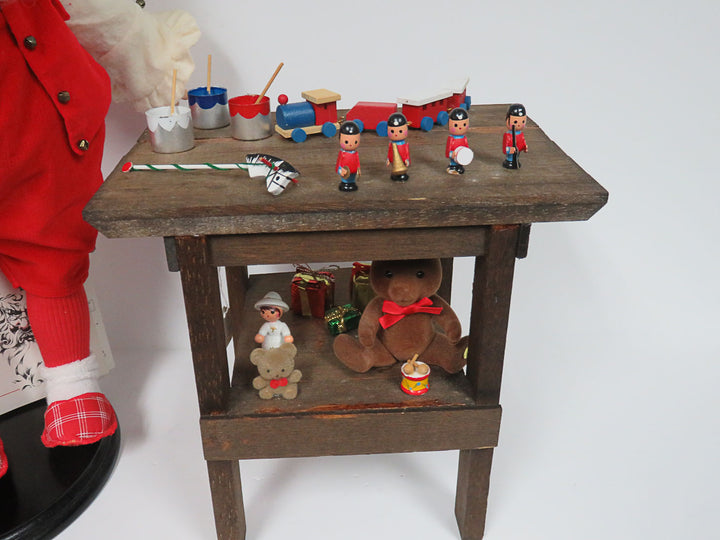 Danbury Mint Santa at Workbench