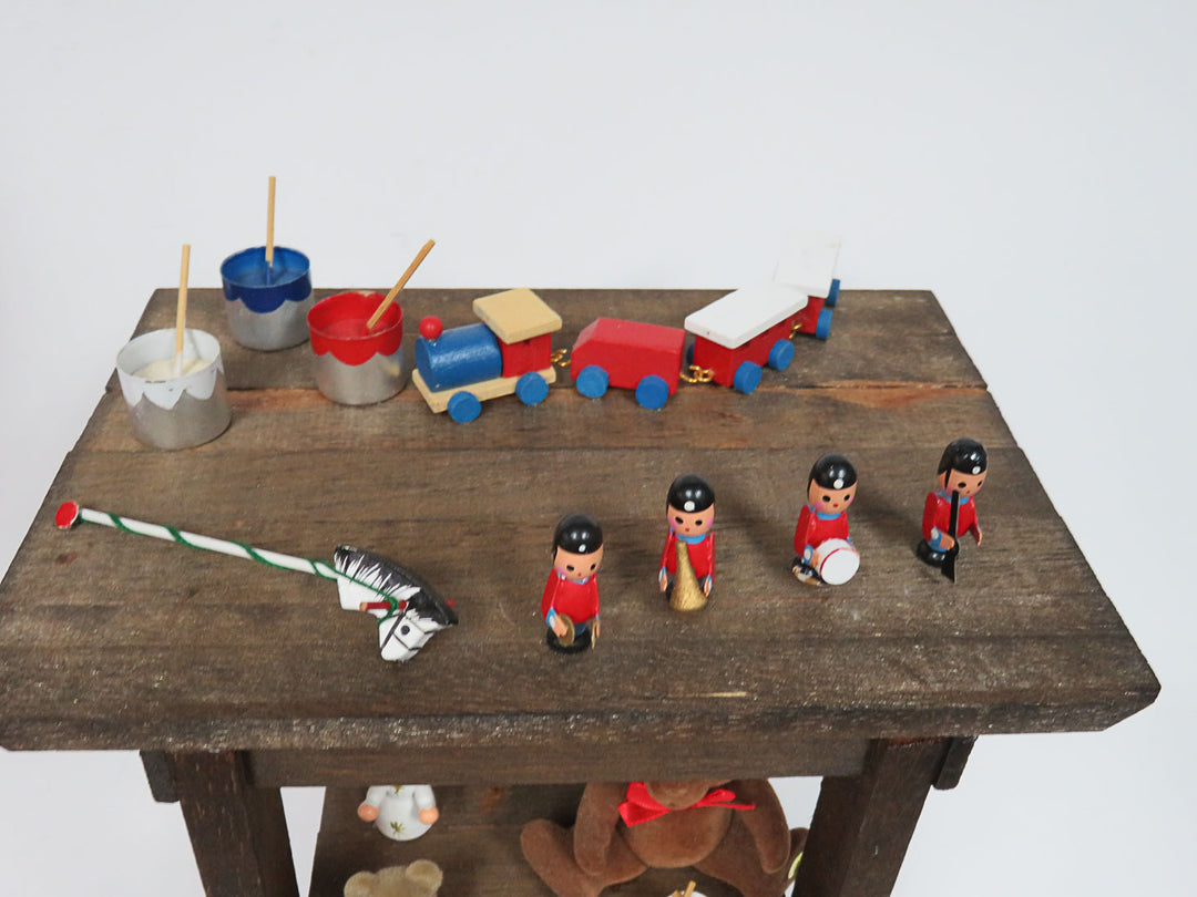 Danbury Mint Santa at Workbench