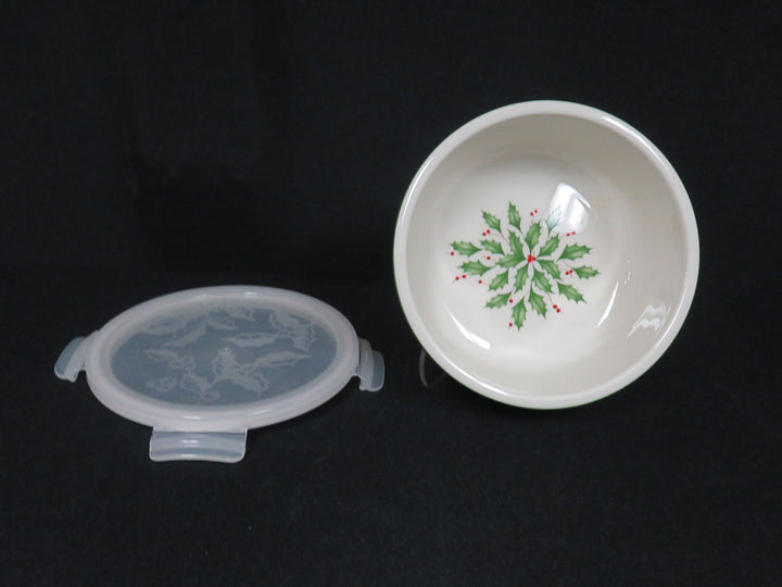 Lenox Christmas Round Storage Bowl