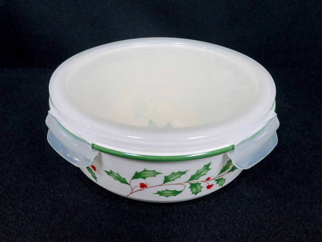 Lenox Christmas Round Storage Bowl