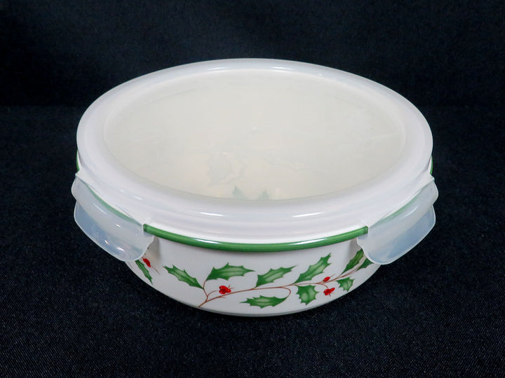 Lenox Christmas Round Storage Bowl