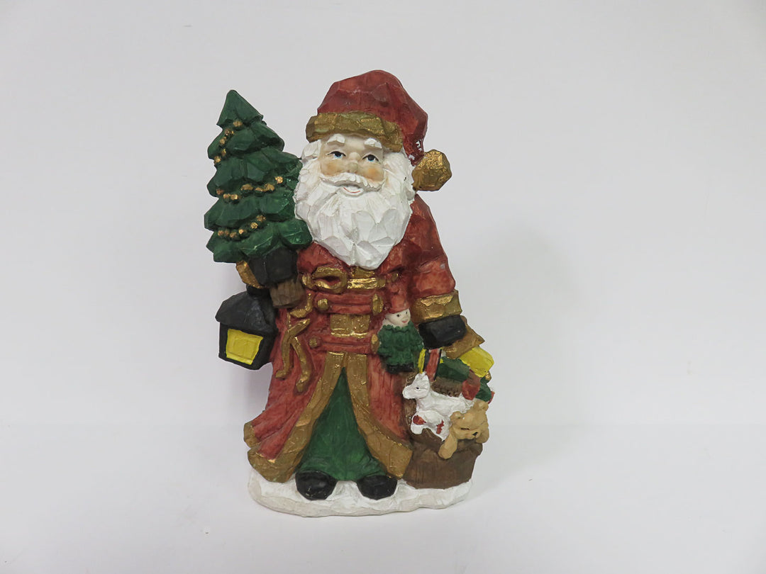 Jolly Santa with Gold Trim