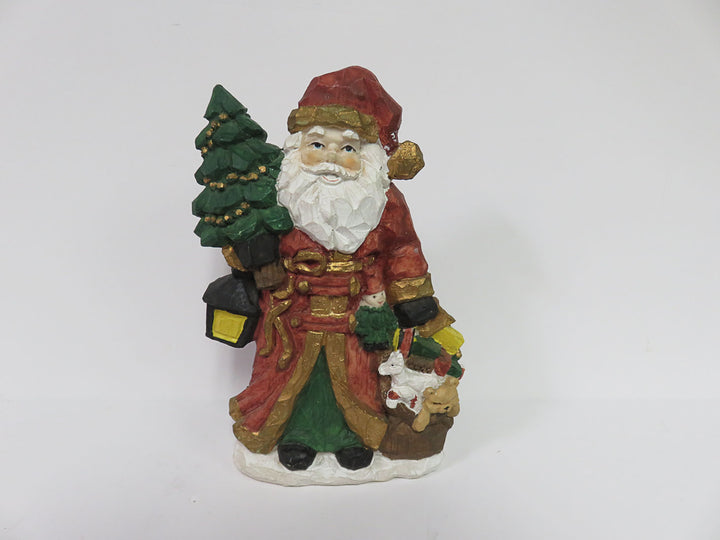 Jolly Santa with Gold Trim