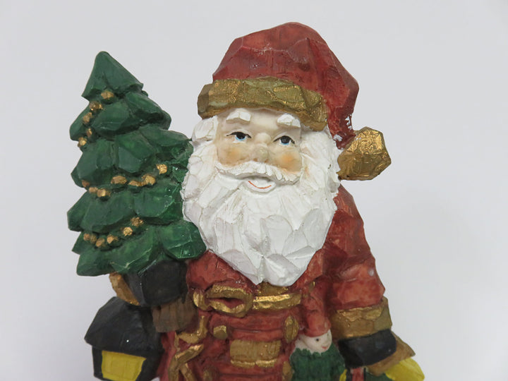 Jolly Santa with Gold Trim