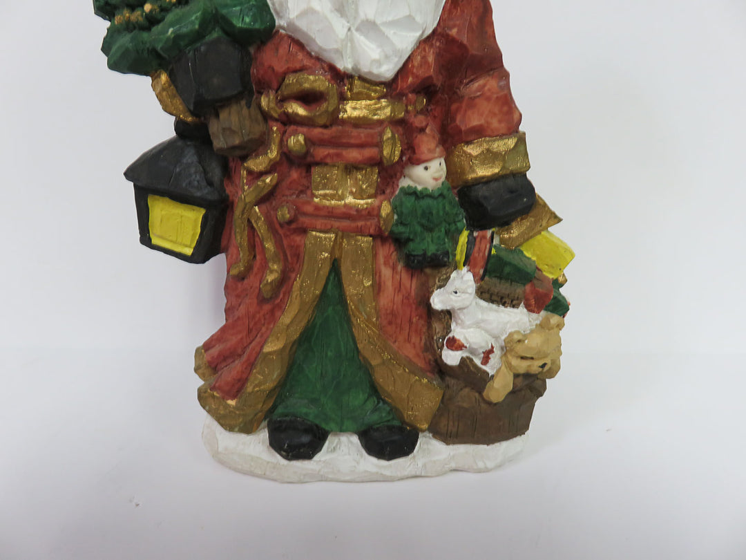 Jolly Santa with Gold Trim