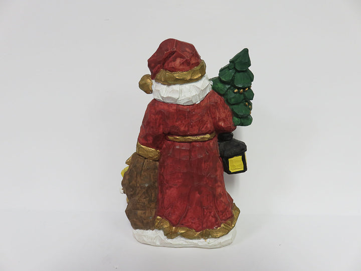 Jolly Santa with Gold Trim