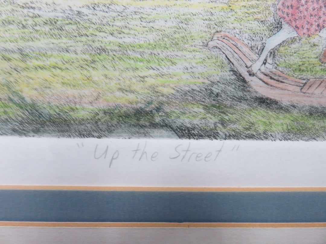Print, Artist Proof "Up the Street"