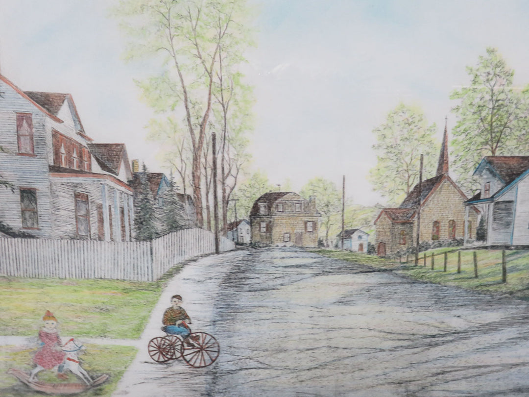 Print, Artist Proof "Up the Street"