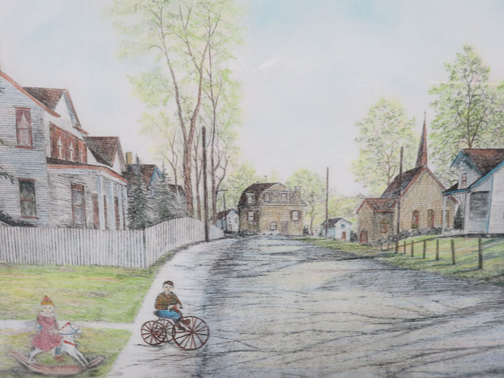 Print, Artist Proof "Up the Street"
