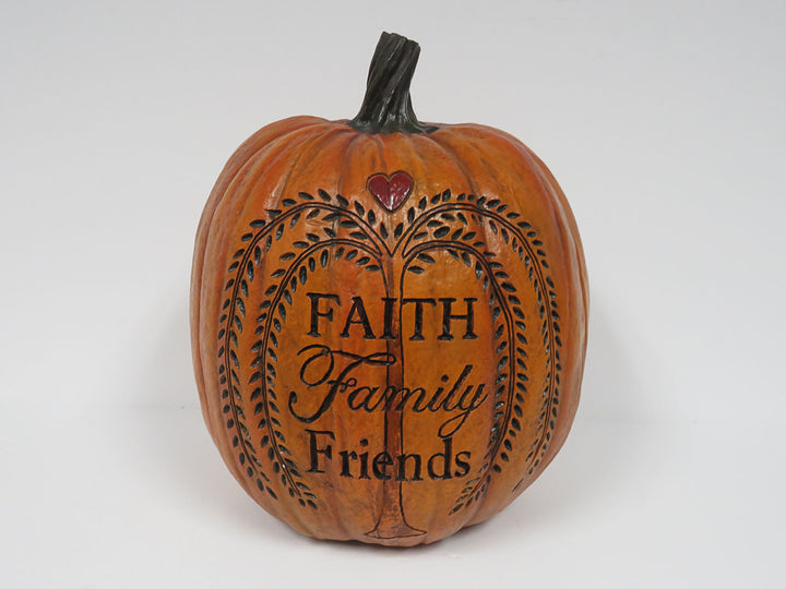 Carved Inspirational Pumpkin