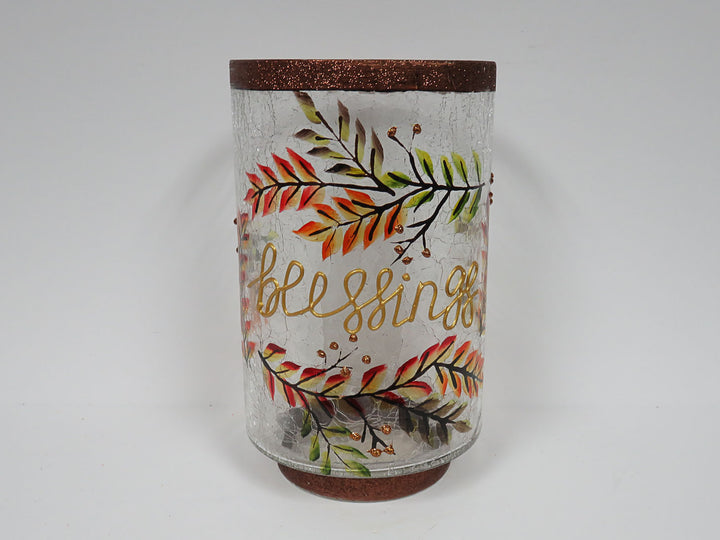 Thanksgiving Hurricane Candleholder