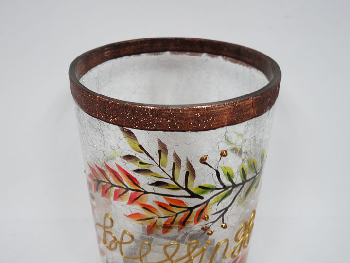 Thanksgiving Hurricane Candleholder