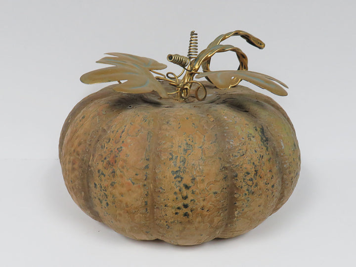 Hammered Metal Pumpkin