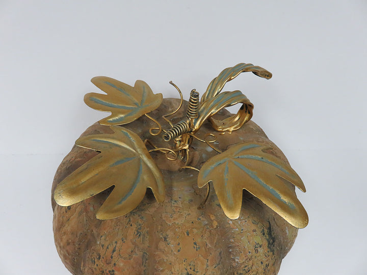 Hammered Metal Pumpkin