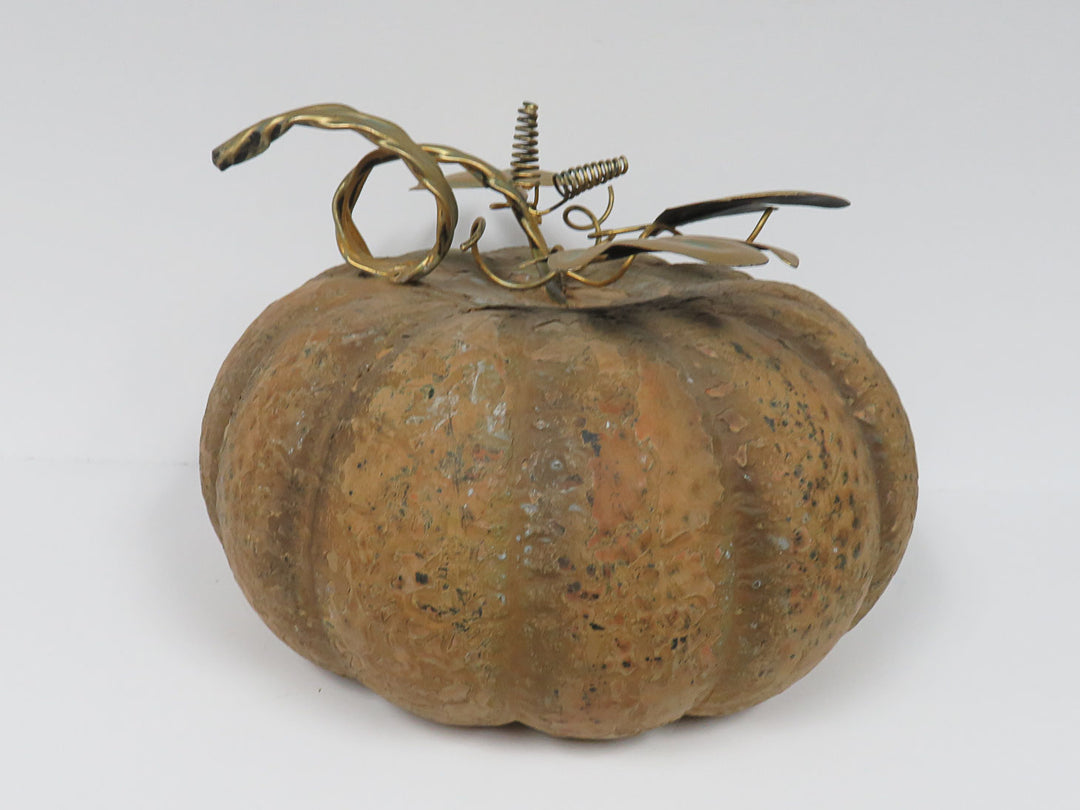 Hammered Metal Pumpkin