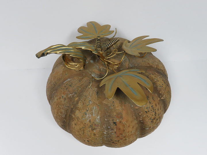 Hammered Metal Pumpkin