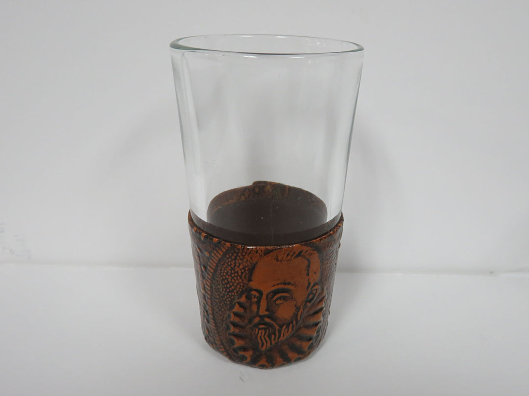 Leather Wrapped Decanter & Glasses