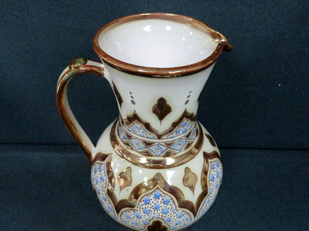 Signed Pottery Pitcher