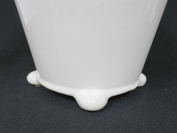 White Ceramic Planter