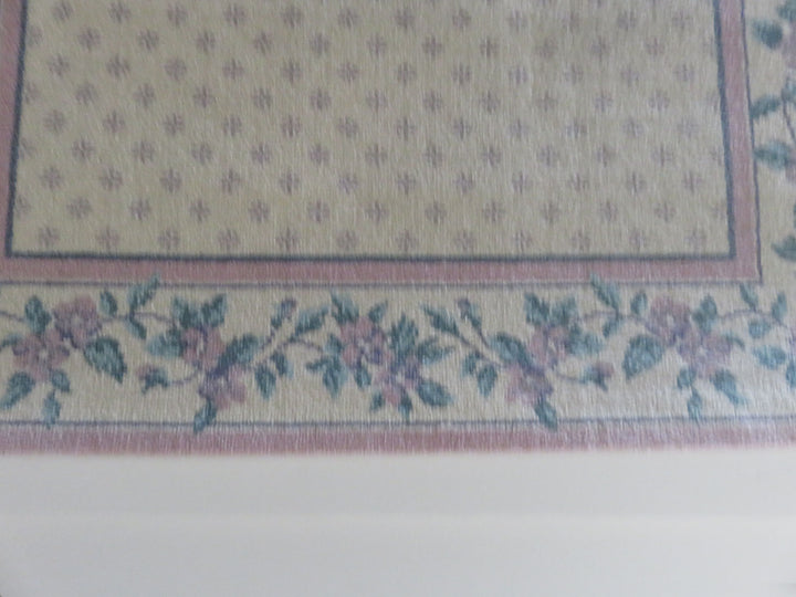 Pastel Floral Area Rug